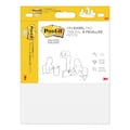 Post-It Self Stick Easel Pads, 15 x 18, White, 20 Sheets/Pad, PK2 577SS